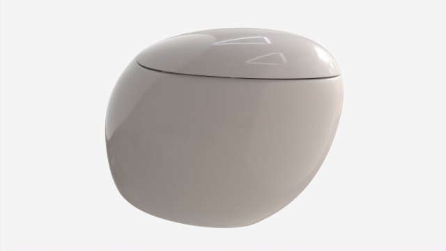 Laufen Ilbagnoalessi Wall-Hung WC Modèle 3D .c4d .max .obj .3ds .fbx .stl .blend 