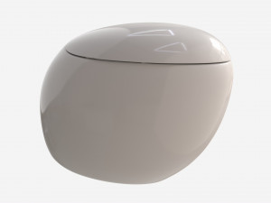 Laufen Ilbagnoalessi Wall-Hung WC 3D Model