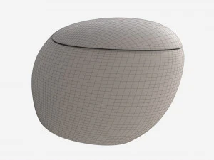 Laufen Ilbagnoalessi Wall-Hung WC 3D Model