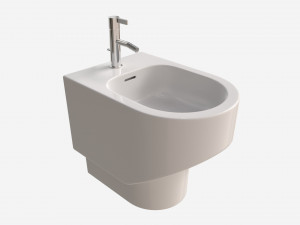 Laufen Sonar Floorstanding bidet Modelo 3D