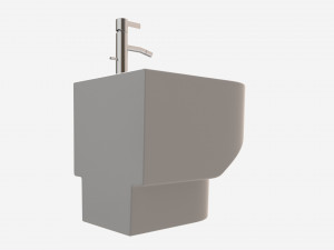 Laufen Sonar Floorstanding bidet 3D 모델