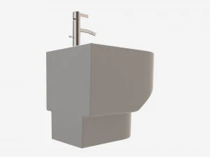 Laufen Sonar Floorstanding bidet 3D Model