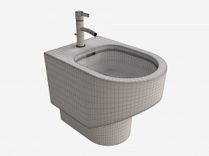 Laufen Sonar Floorstanding bidet 3D 모델