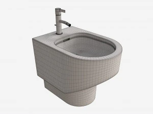 Laufen Sonar Floorstanding bidet 3D Model