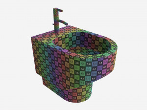 Laufen Sonar Floorstanding bidet 3D 모델