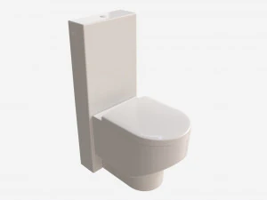 Laufen Sonar Stand-WC 01 3D Modell
