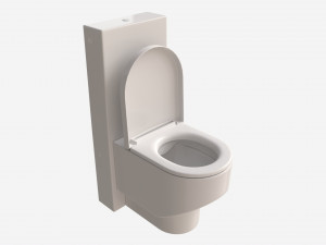 Laufen Sonar Floorstanding WC 01 Modello 3D