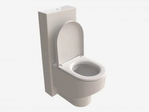 Laufen Sonar Floorstanding WC 01 3D Model
