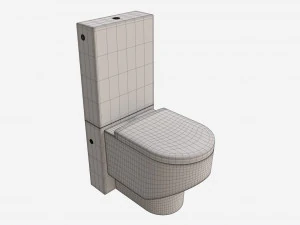 Laufen Sonar Floorstanding WC 01 3D Model