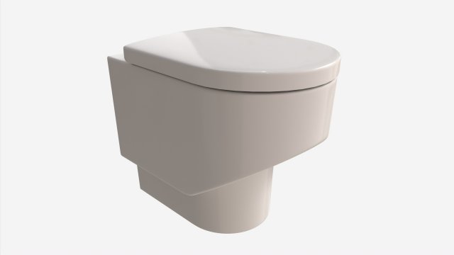 Laufen Sonar Floorstanding WC 02 3D 모델 .c4d .max .obj .3ds .fbx .stl .blend 