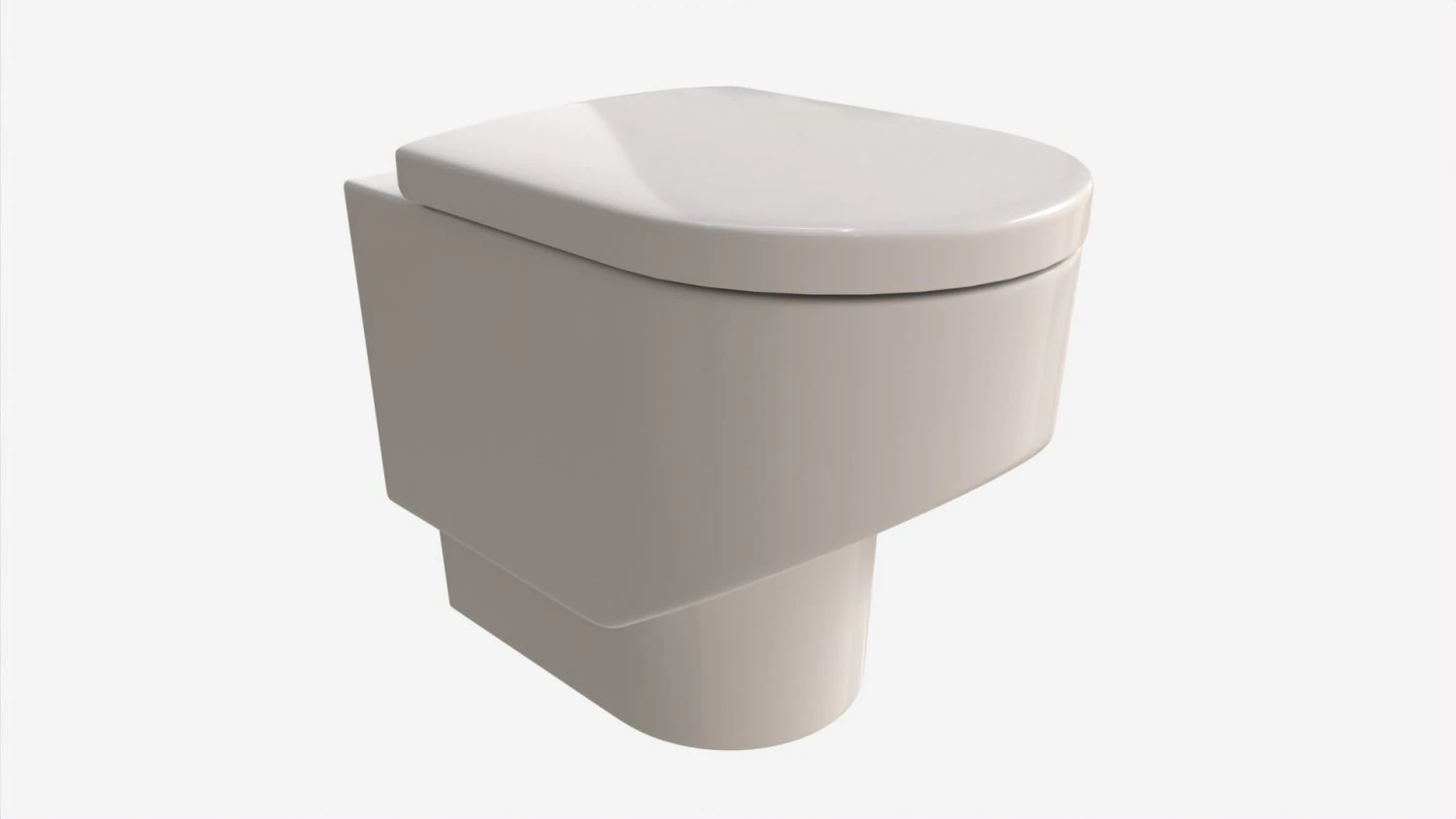Laufen Sonar Floorstanding WC 02 3D Model .c4d .max .obj .3ds .fbx .stl .blend 