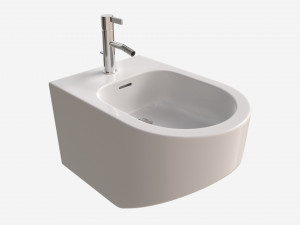 Laufen Sonar Wall-hung bidet Modelo 3D
