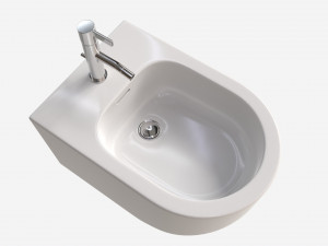Laufen Sonar Wall-hung bidet Modelo 3D