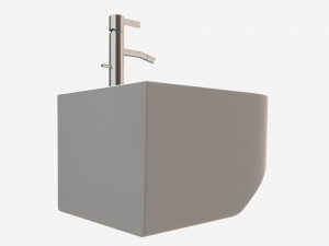 Laufen Sonar Wall-hung bidet Modelo 3D