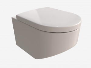 Laufen Sonar Wall-hung WC Modelo 3D