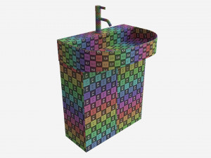 Laufen Sonar Washbasin 600 Model 3D
