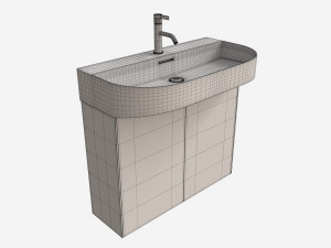 Laufen Sonar Washbasin 800 3D मॉडल