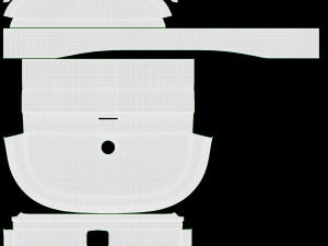 Laufen Sonar Washbasin 800 3D मॉडल