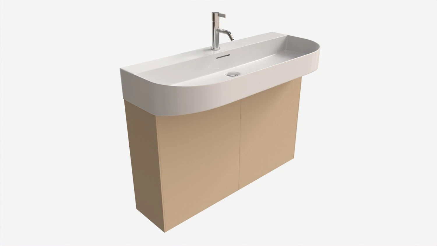 Laufen Sonar Washbasin 1000 3D Model .c4d .max .obj .3ds .fbx .stl .blend