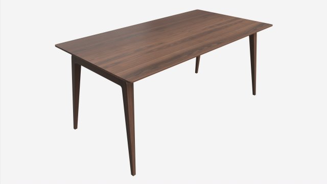 Medium Extending Table Ercol Lugo 3D Model .c4d .max .obj .3ds .fbx .stl .blend 