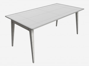 Medium Extending Table Ercol Lugo 3D Model
