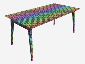Medium Extending Table Ercol Lugo 3D Model