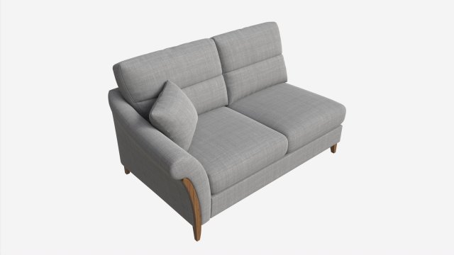 Medium LHF Unit Ercol Trieste 3D Model .c4d .max .obj .3ds .fbx .stl .blend 