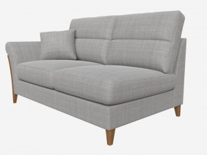 Medium LHF Unit Ercol Trieste 3D Model