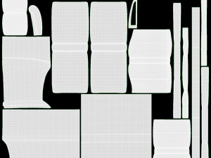 Medium LHF Unit Ercol Trieste 3D Model