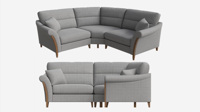 Module Corner Sofa Ercol Trieste 01 Modelo 3D .c4d .max .obj .3ds .fbx .stl .blend 