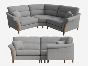 Module Corner Sofa Ercol Trieste 01 3Dモデル