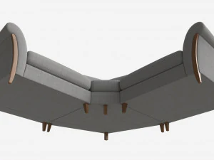 模块转角沙发 Ercol Trieste 01 3D 模型