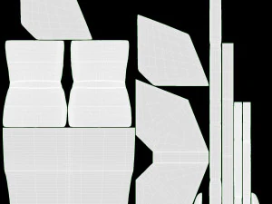 模块转角沙发 Ercol Trieste 01 3D 模型