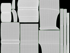 模块转角沙发 Ercol Trieste 01 3D 模型