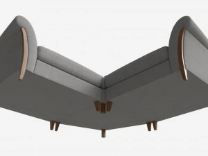 Module Corner Sofa Ercol Trieste 02 3D Model