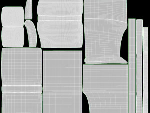 Module Corner Sofa Ercol Trieste 02 3D Model