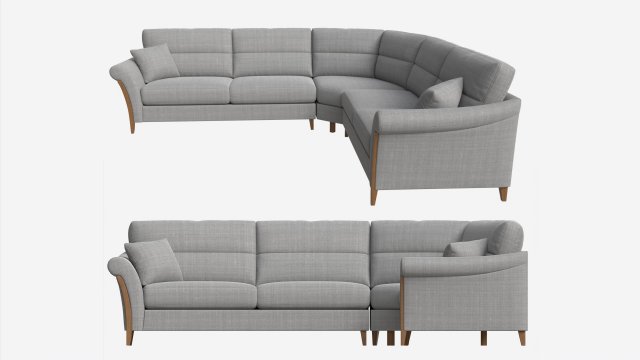 Module Corner Sofa Ercol Trieste 03 Model 3D .c4d .max .obj .3ds .fbx .stl .blend 