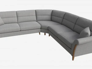 Sof&aacute; M&oacute;dulo de Canto Ercol Trieste 03 Modelo 3D