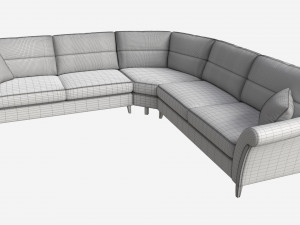 Module Corner Sofa Ercol Trieste 03 Model 3D