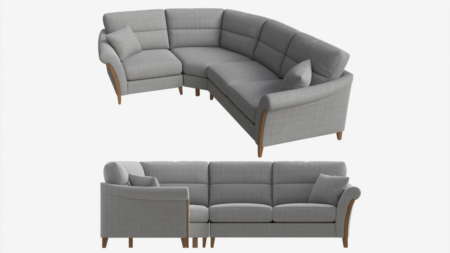 Module Corner Sofa Ercol Trieste 04 3D Model .c4d .max .obj .3ds .fbx .stl .blend 
