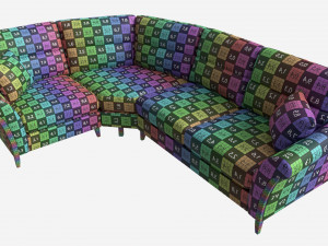 Module Corner Sofa Ercol Trieste 04 3D Модель