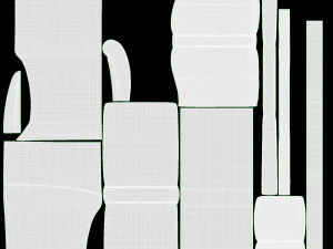 Module Corner Sofa Ercol Trieste 04 3D Model