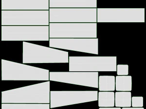Module Corner Sofa Ercol Trieste 04 3D Model