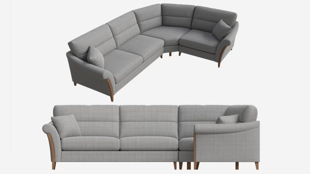 Module Corner Sofa Ercol Trieste 05 3D 模型 .c4d .max .obj .3ds .fbx .stl .blend 