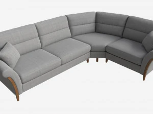 Module Corner Sofa Ercol Trieste 05 3D Model