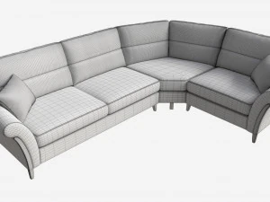 Module Corner Sofa Ercol Trieste 05 3D Model