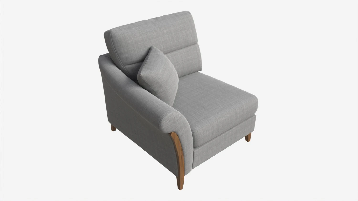 Petite LHF Unit Ercol Trieste 3D Model .c4d .max .obj .3ds .fbx .stl .blend