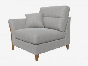 Petite LHF Unit Ercol Trieste 3D Model