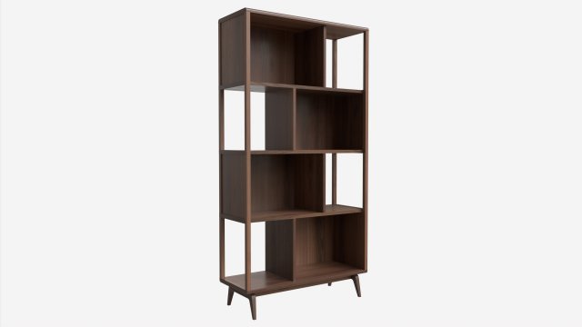 Shelving Unit Ercol Lugo 3D Model .c4d .max .obj .3ds .fbx .stl .blend 