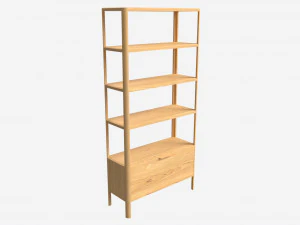 Scaffale Ercol Mia Modello 3D